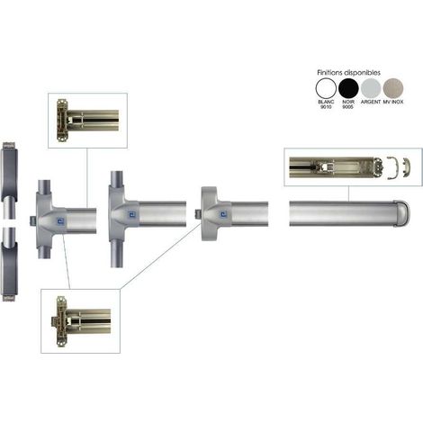 Scarico Garis p01-bd90c finitura cromo uscita orizzontale (1/3)