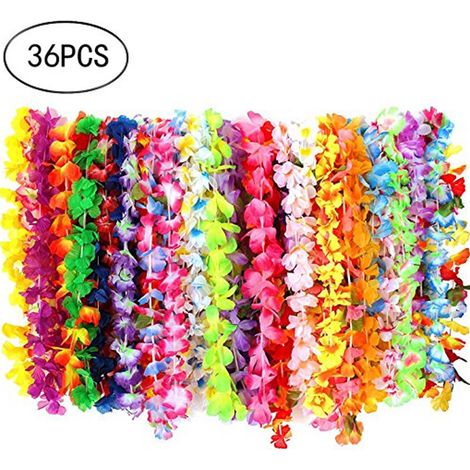 Jupe En Herbe Tropicale - Fausse Herbe Plastique - Pour Fêtes Plage Mariage Décoration Intérieure Extérieure - Lot De 36 Pièces (1/5)