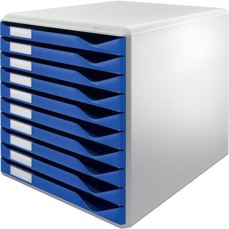 Leitz Cassettiera 5281-00-35 Blu Numero scomparti: 10 (1/4)