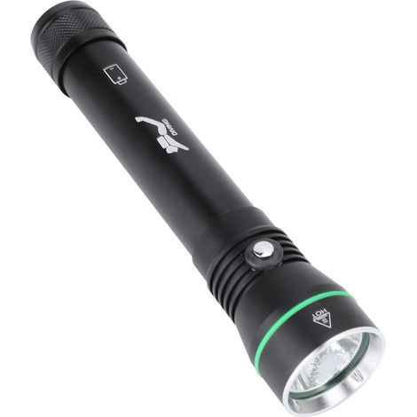 Lampe torche de plongée sous-marine LED P50 ultra-lumineuse à 5 modes, étanche IPX8, idéale pour la plongée en apnée. (1/5)