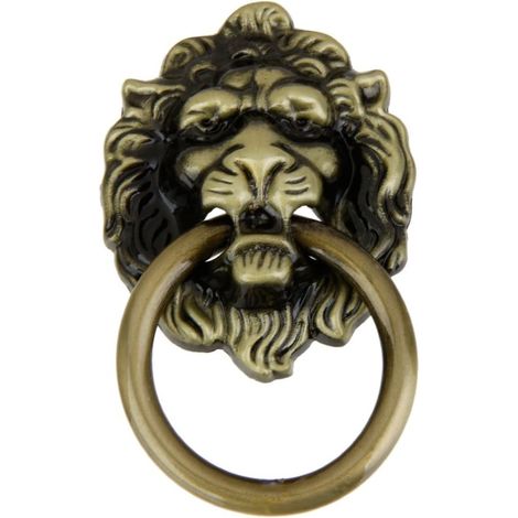 Poignée de porte de tiroir d'armoire en laiton vintage