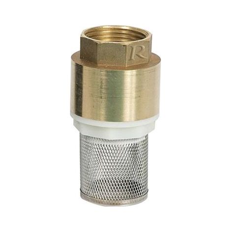 Ribiland – Crépine en laiton 1''1/4 – Filtre métallique pour tuyaux de pompe – Filetage femelle 33x42mm – Protection contre débris