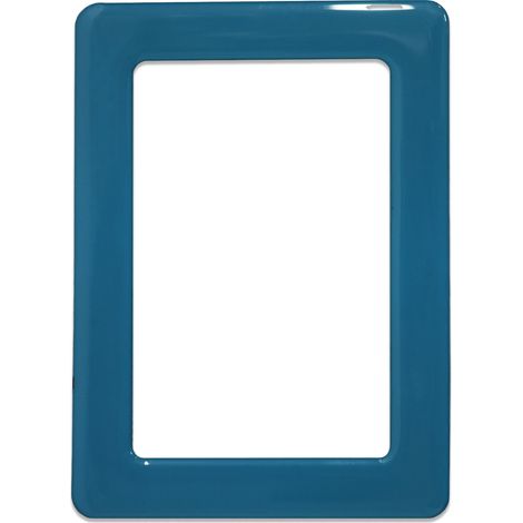 Magnetischer, selbstklebender Rahmen, Größe 12,3 x 8,1 cm – Türkis (1/4)