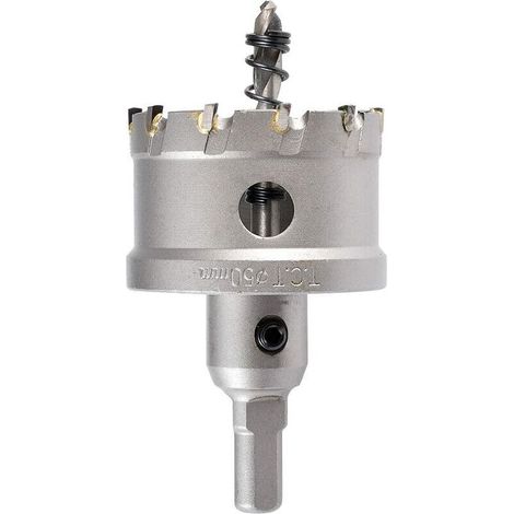 royaluxe -50mm coup de trou de dents en carbure de tungstène, TCT Foret de scie trépan pour acier inoxydable, feuille, métal (50mm) (1/5)