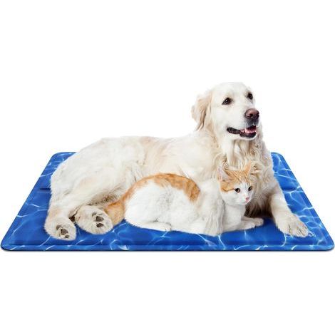 Kühlmatte für Hunde, 81 x 96 cm Schadstofffrei – hält länger kühl Kühlmatte für Hunde und Katzen Besonders strapazierfähig – kratzfest (1/5)