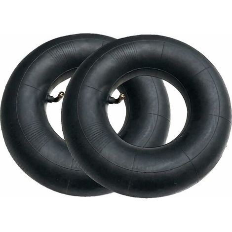 2pcs 4.10/3.50-4 Inch Inner Tube Tire for Hand Truck, Trolley, Hand Cart, Garden Cart, Lawn Mower, Replacement Tube 4.10-4 (1/5)