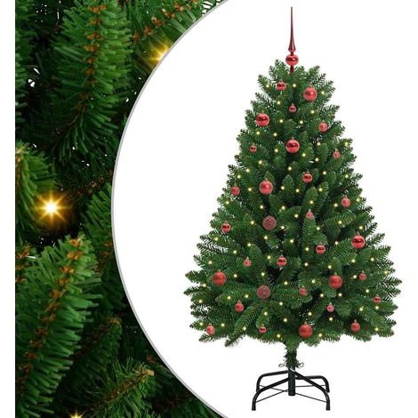 Artificial Christmas Tree with Stand Green 150 cm PVC and Metal vidaXL