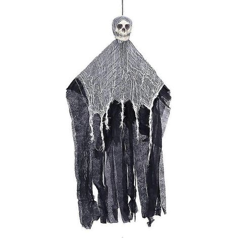 Fantasma colgante de Halloween, decoración de terror para colgar en casa, fiestas, bares y tiendas. (1/2)