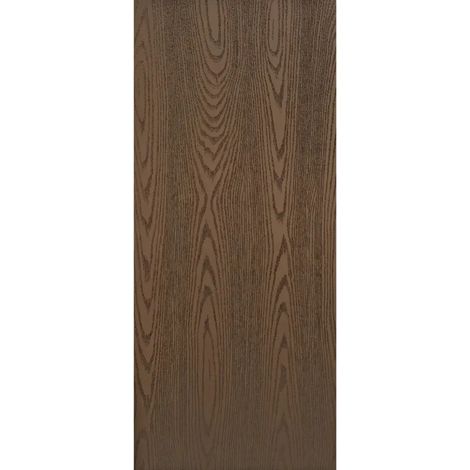 Pannello per Porta Blindata Alluminio Noce Venature Verticali 90x210 cm (1/4)