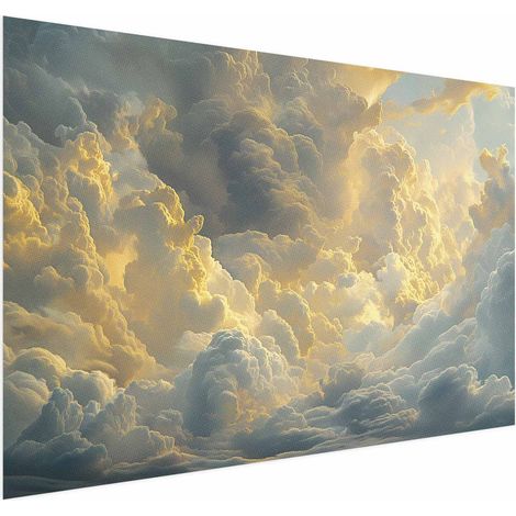 Plakat – Der letzte Atemzug des Tages: Wolken, erleuchtet vom Abendrot (1/4)