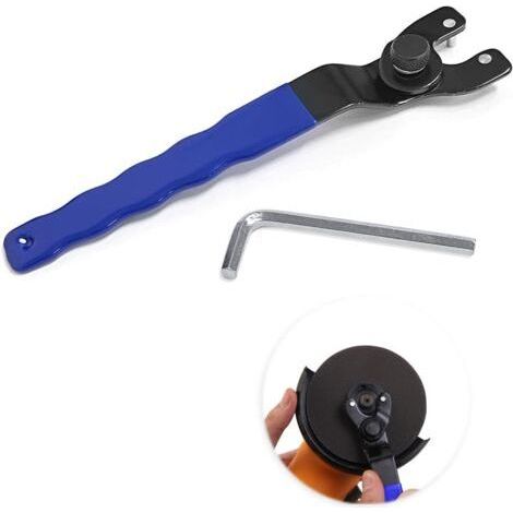 Adjustable wrench, pin wrench, lock nut, grinder wrench, plastic non-slip handle (1/5)