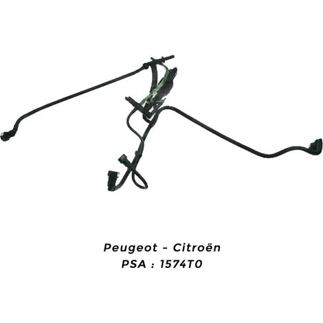 Kit poire d'amorçage avec tuyauterie de carburant – Compatible CITROËN C3 II, Nemo / PEUGEOT 206, 207, Bipper – Installation facile – Durer Germany