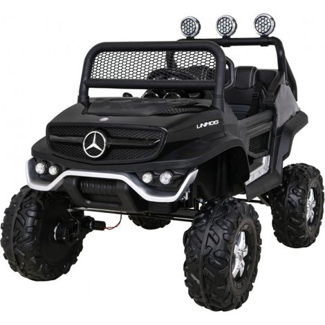 Macchina Elettrica per Bambini Mercedes Unimog Fuori Strada Nero (1/5)