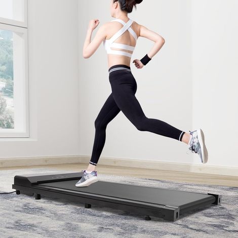 Tapis de marche avec télécommande et écran LED, tapis roulant sous le Bureau, petit tapis roulant portable pour le Bureau et la maison, petit tapis roulant compact (1/5)
