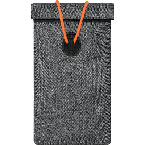Pochette Faraday universelle pour téléphone et clés de voiture, sac de blocage RFID et des signaux, étui de protection contre les transmissions sans fil, gris (1/5)
