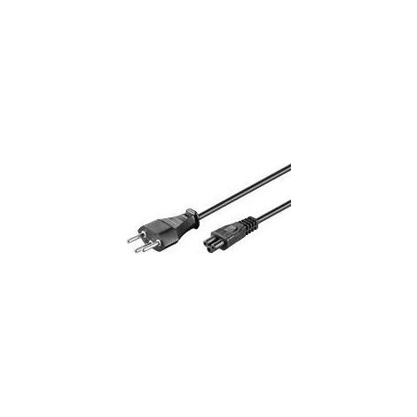 Goobay 93960 cable de transmisión Negro 1,8 m SEV 1011 IEC C5 (1/4)