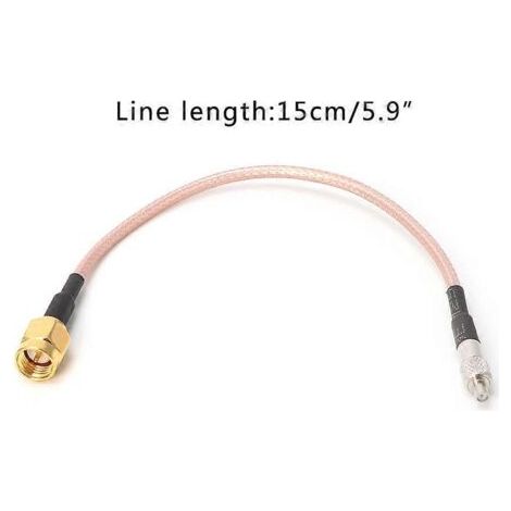 RG316 Koaxialkabel mit geradem TS9-Buchsenstecker auf SMA-Stecker (E) (1/5)