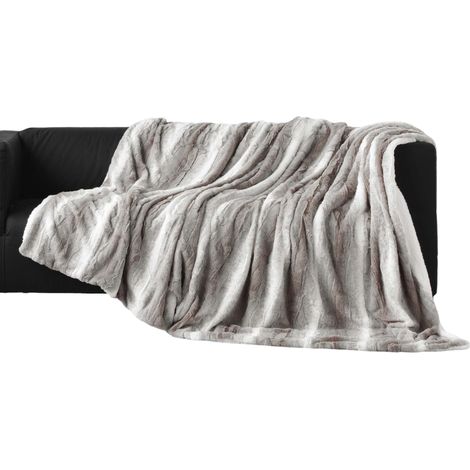 Plaid sherpa 125 x 150 cm Sven (1/3)