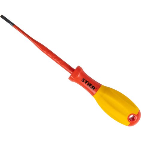 STIER Schlitz-Schraubendreher slimVDE+, 4,0 x 0,8 mm