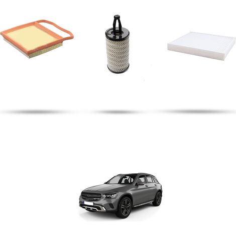Kit tagliando 3 filtri compatibile con Mercedes Classe GLC (X253,C253) 43 AMG 270kw dal 2015 (1/5)