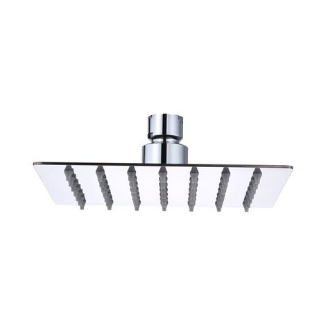 SOFFIONE DOCCIA INOX QUADRO 150X150 MM GROENLA