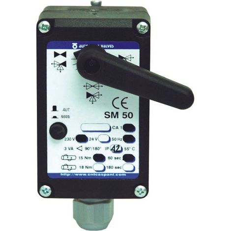 Stellmotor für 3- und 4-Wege-Misch-/Verteilerventile SM50 für 1/2 "a-Ventil
