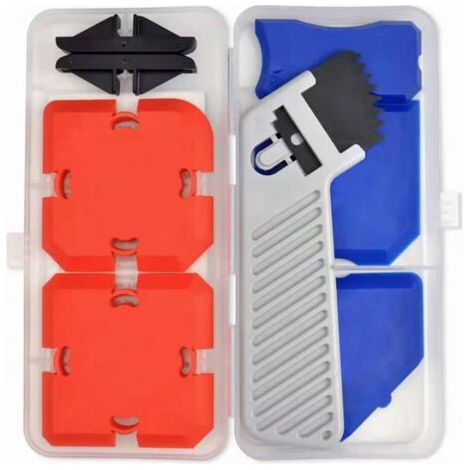 Kit d'outils de calfeutrage, kit de finition de mastic en silicone, kit de profilage en silicone, lisseur, outil d'application de mastic pour joint d'évier, salle de bain, sol, fenêtre