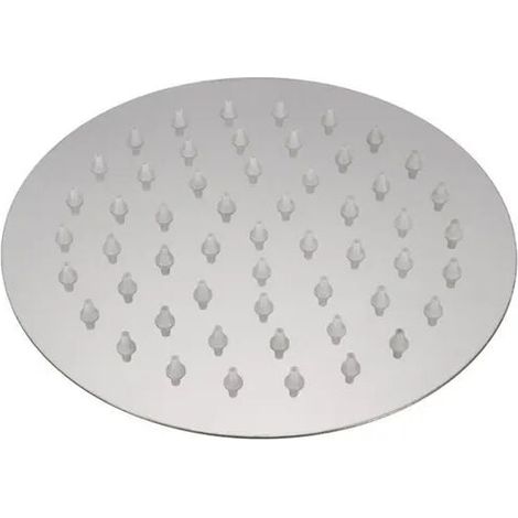 Douche Ronde 15 cm - Tête de Douche en Acier Inoxydable - Raccord 1/2 Pouces - Rotation 360° - Pour Salle de Bain - 1 Pièce (1/4)