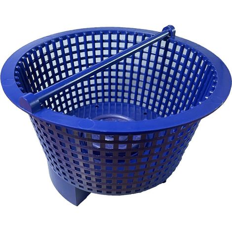 Panier de rechange pour skimmer de piscine avec poignée de transport facile filtre rapidement les débris et protège la pompe à eau. (1/5)