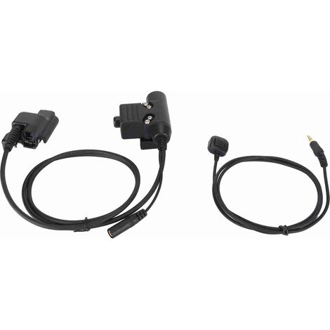 Adaptateur PTT pour casque avec double haut-parleurs, adaptateur Push-to-Talk de remplacement pour Motorola HT1000 JT1000 MT2000 MTS2000 MT6000 (1/5)