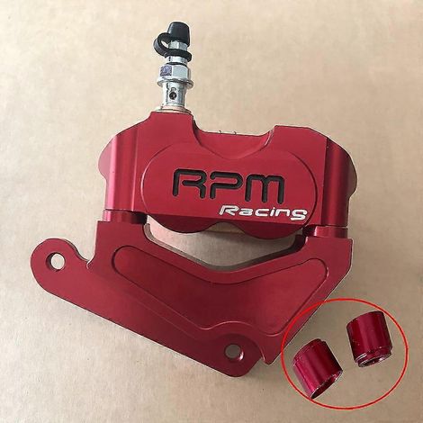 Étriers de frein radiaux à quatre pistons de 82 mm pour moto Honda Dio AF 18/27/28/34/35 - Rouge - 220 mm (1/5)