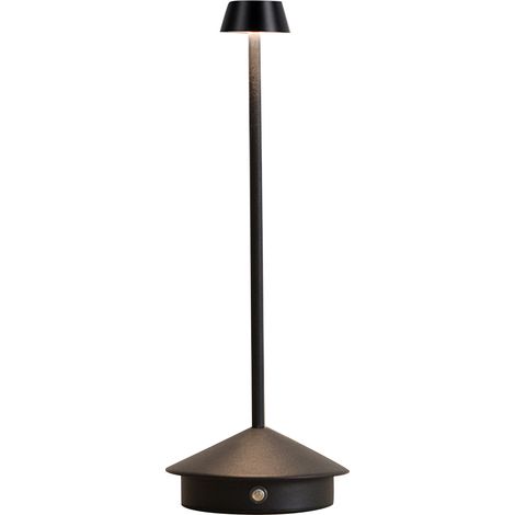 Lampe de chevet LED champignon avec veilleuse, interrupteur tactile, intensité variable en continu, trois couleurs, batterie 1800 mAh (1/3)