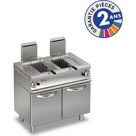 Friteuse à Gaz sur Meuble - 2 x 10 L - 2 x 9,5 kW - Baron