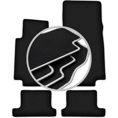 Alfombrillas Carlux plateadas para: BMW Serie 8 E31 coupé (1988-1999) (1/5)