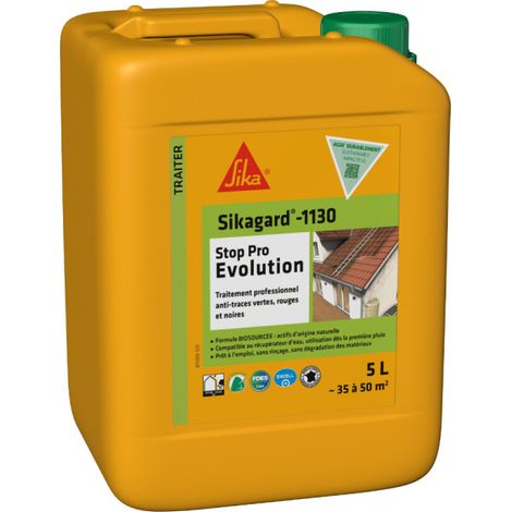 SIKA Sikagard-1130 Stop Pro Evolution Quitamanchas Verde, Rojo y Negro - 5L