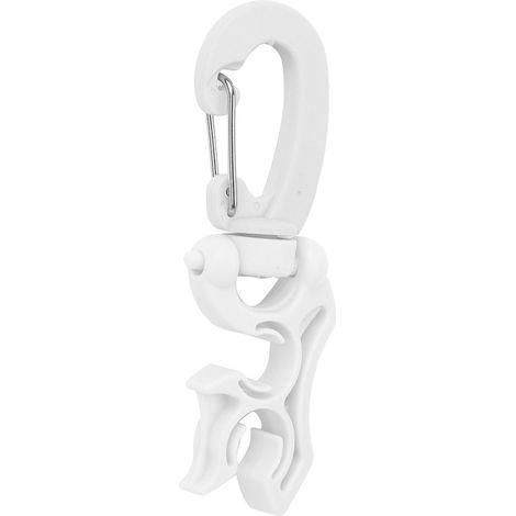 Support de Raccord pour Régulateur de Plongée, Attache Rapide et Crochet Fixe pour Équipement de Plongée - Blanc (1/5)