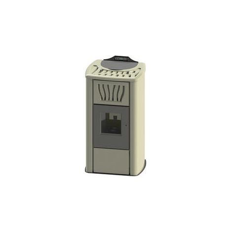 Cola THERMO POWER 30. Posizionamento dell'apparecchio: Libera installazione, Colore del prodotto: Avorio, Materiale della scocca: Ghisa, Acciaio. Tipo di alimentazione: Pellet, Efficienz... - LS0NK10Y (1/4)