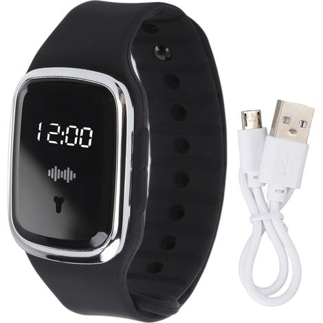 Ortviai Bracelet Anti-moustiques Ultrasonique Réglable, Rechargeable USB, pour Adultes – Sans Produit Chimique (1/5)