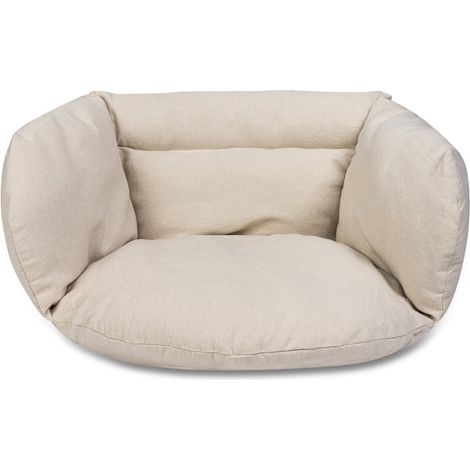 Stork's nest cushion ecru