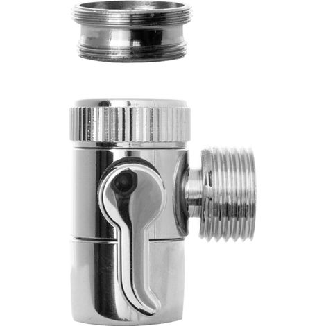 RUBINETTO CON AERATORE E DEVIATORE IN OTTONE (1/2)
