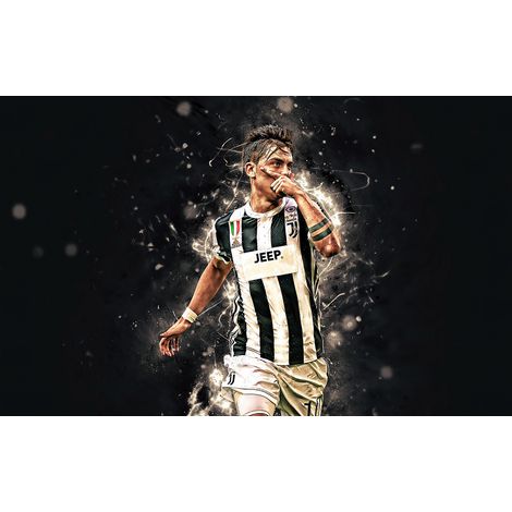 Papier peint panoramique Football - Joueur de Foot - 130 cm x 81 cm (1/2)