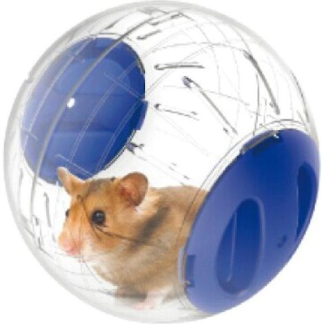 Balle de jeu miniature pour hamster nain (12 cm), idéale pour courir et faire de l'exercice. (1/2)