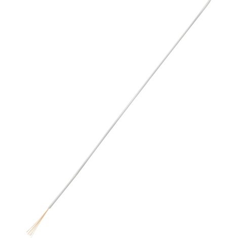 TRU COMPONENTS 1567797 Litze LiFY 1 x 0.25 mm² Weiß 25 m