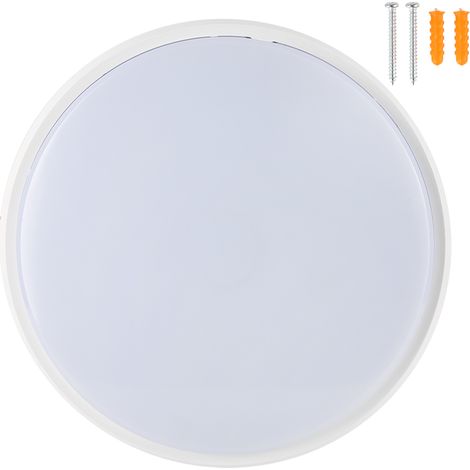 Ortviai Applique murale LED étanche IP65 20 W 240 x 50 mm blanc froid pour salle de bain et garage (1/5)