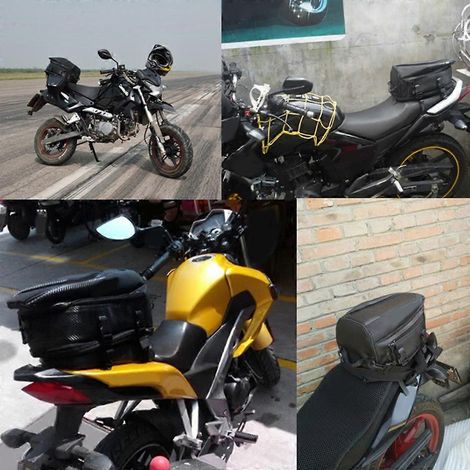 Sac à dos moto étanche grande capacité, sacoche de réservoir ou de casque. (1/4)
