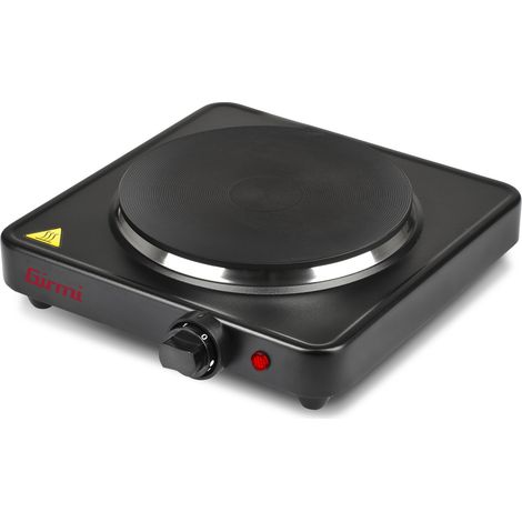 Fornello elettrico piastra con termostato 18,5 cm 1500 watt Girmi (1/3)
