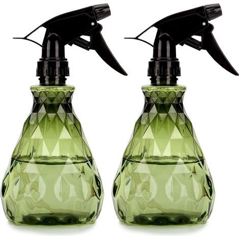Stück 500 ml leere, wiederbefüllbare Sprühflaschen, leere Plastikwasserflaschen, Sprühflasche, Pflanzensprühflasche (Grün) (1/5)