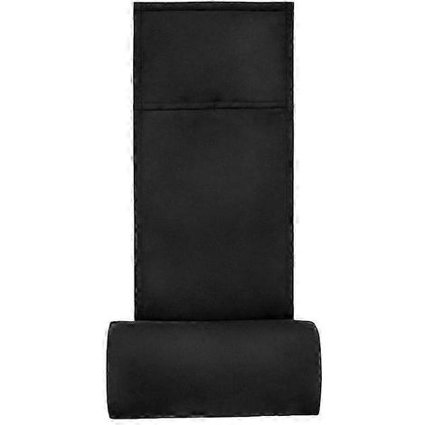 Cuscino cervicale regolabile per poltrona reclinabile, supporto ergonomico per il collo con linguetta antiscivolo appesantita, rivestimento in morbido velluto sfoderabile per sedia, divano e viaggio, (1/5)