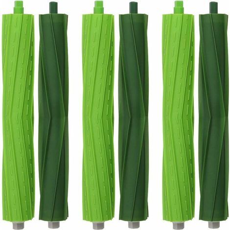 Lot de 3 rouleaux extracteurs compatible avec Roomba E5 / i7. Kit d'accessoires de rechange pour brosse centrale Extracteur E5 E6 i7 i7+. Pièces de rechange comprenant 3 paquets en to (1/4)