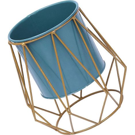 Pot de fleurs décoratif en fer, compatible avec la décoration, 1 pièce, style nordique (1/5)